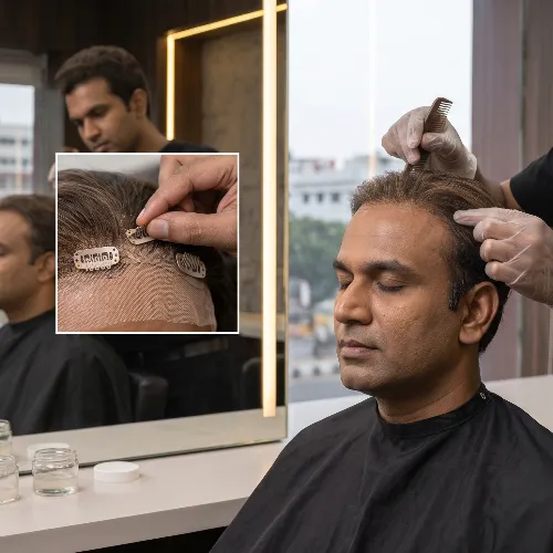Clip-On Hair Wig Fixing