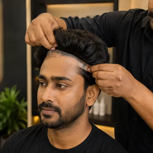 Tape-Based Hair Wig Fixing