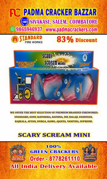 SCARY SCREAM MINI(4PC) - MEGA CHAKKAR