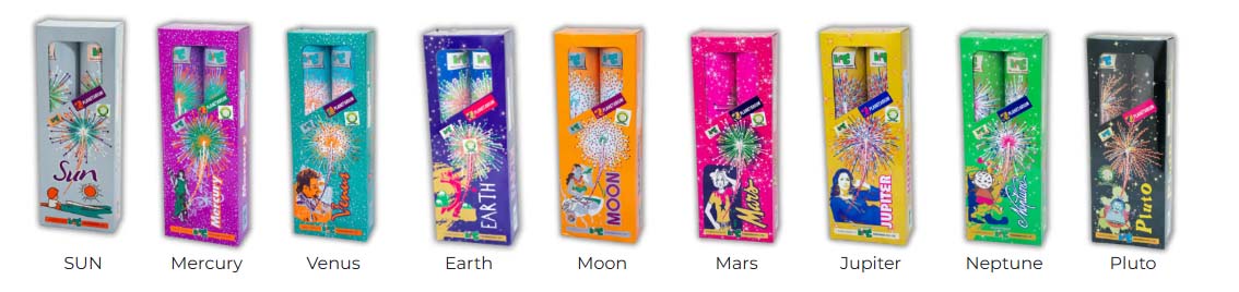 2 ¾” PLUTO -SKY SHOT -2PC