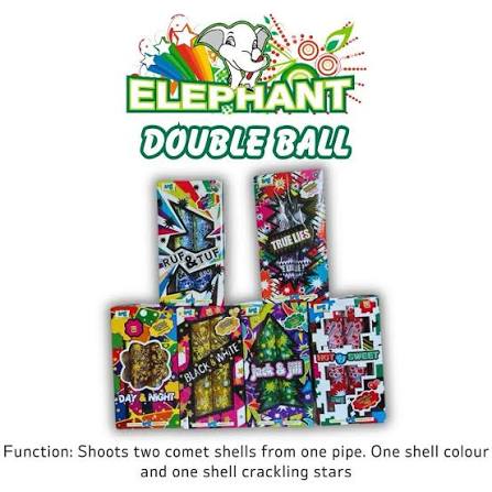 4” BLACK & WHITE (2PC) -DOUBLE BALL