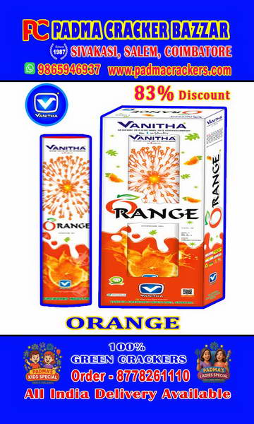 6" ORANGE MEGA SKY SHOT(1PC)