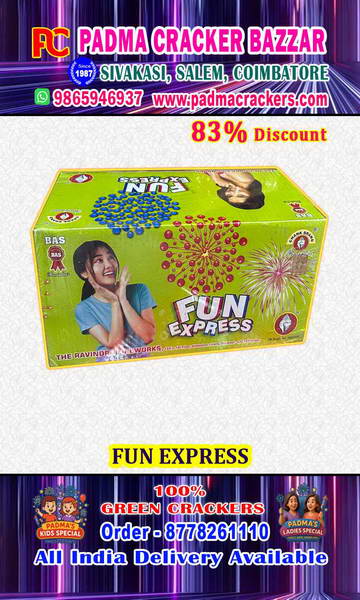 FUN EXPRESS-SPL SIZE 30SHOT MULTICOLOR