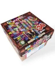 PYRO GEMS - 2 1/2 " - 36 TIMES MEGA DISPLAY &CRACKLING