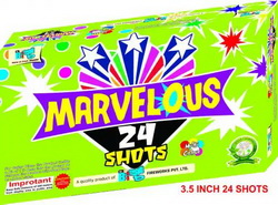 MARVELOUS - 4 " - 25 TIMES MEGA DISPLAY &CRACKLING