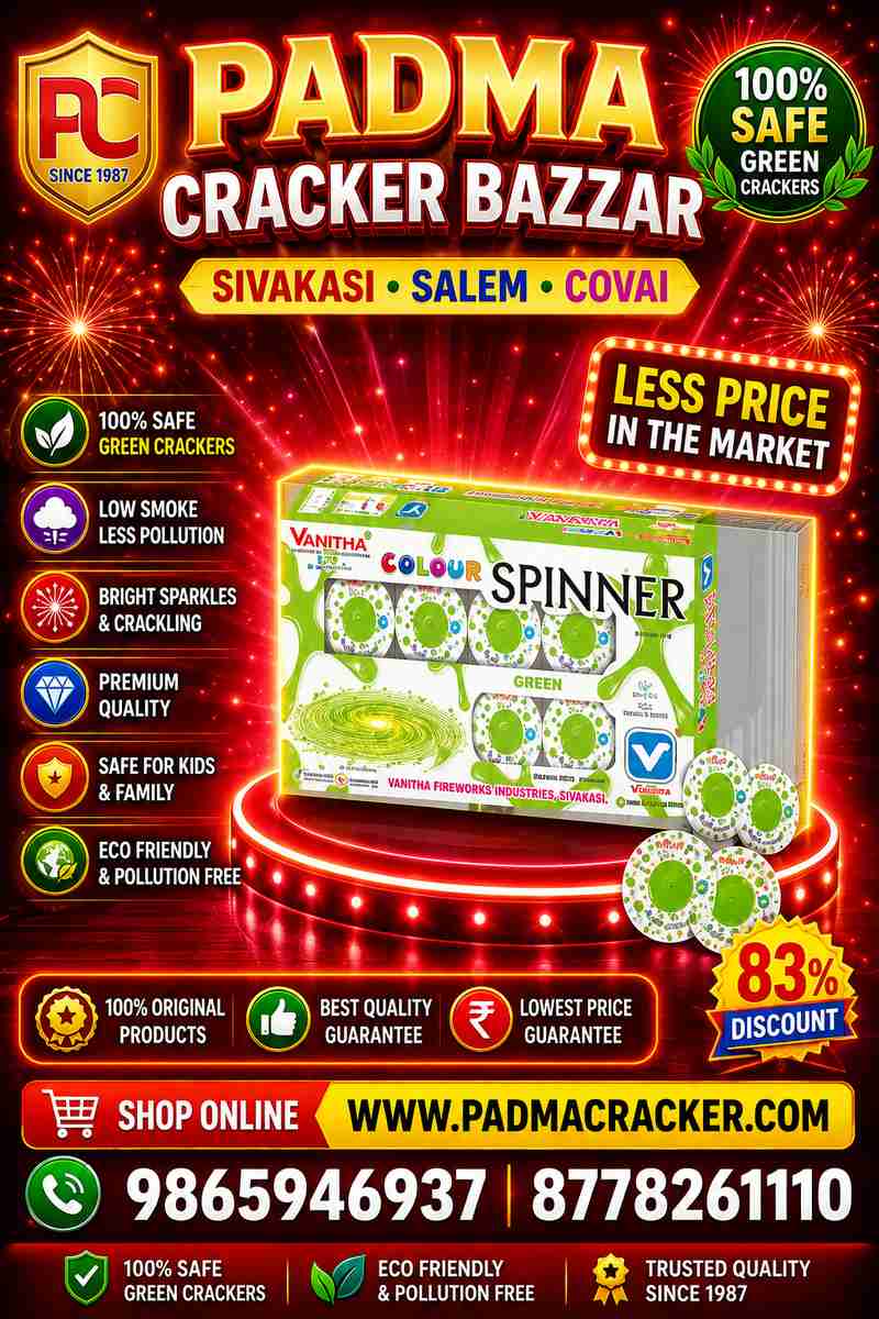 GREEN-COLOR(10 PC) - GREEN COLOR SPINNER