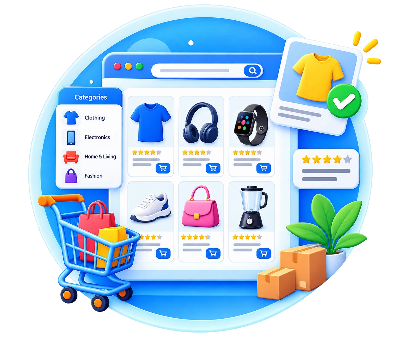Product listing